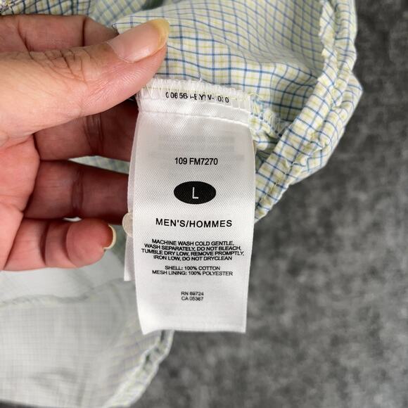 Columbia Shirt Mens L‎ Super Bonehead PFG Fishing Performance Tech Vented - Picture 4 of 7